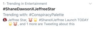 Shane Dawson Jeffree Star Trending