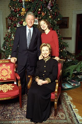 1999年ヒラリー・クリントンのクリスマスツリー